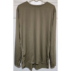 Milliken Military Top Mens XL Lightweight Cold Weather NSW Coyote Brown Shirt